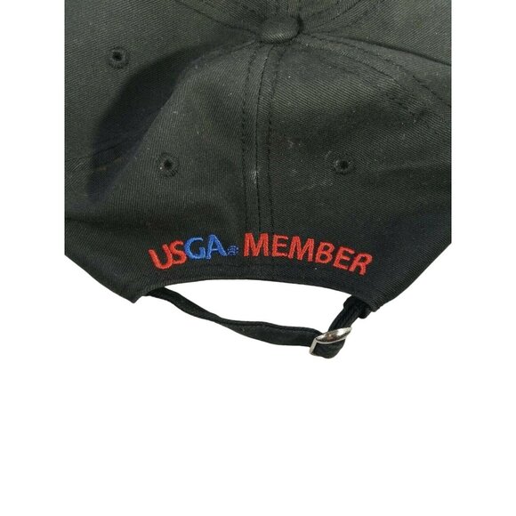 Pinehurst USGA Member Golf Hat Cap Black Adjustable Strapback 2014 US Open - Picture 5 of 9